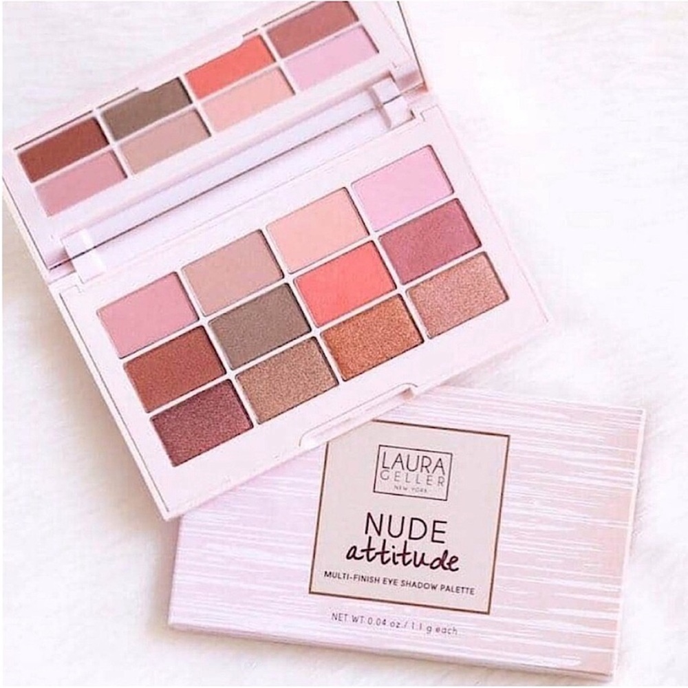 Laura Geller Nude Attitude Multi-Finish Eyeshadow Palette with 12 Eyeshadows